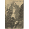 Austria: Grosser Lafatscher - Mountain (Vintage PC ~1910s/1920s)