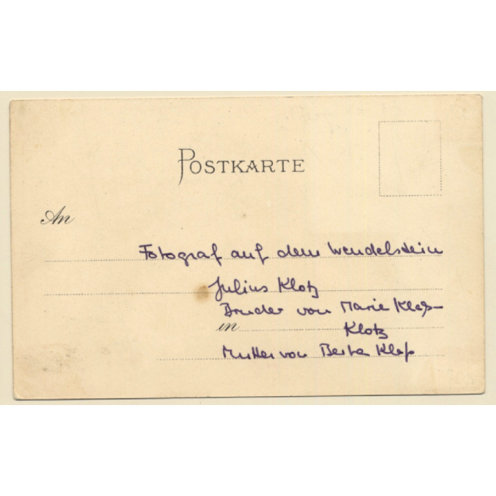 Germany: Wendelstein Kirchlein (1740m) Mountain (Vintage PC Litho ~1900s)