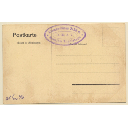 Austria: Riemannhaus (2130m) Mountain (Vintage PC  ~1910s/1920s)
