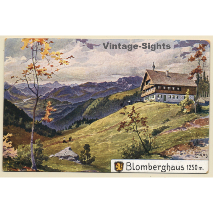 Germany: Berggasthof Blomberghaus - Mountain (Vintage PC  ~1910s/1920s)