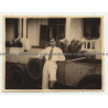 Colonial Master & Renault Type NN Cabrio 2 / Congo (Vintage Photo B/W 1930s)