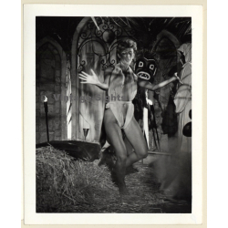 Adult Movie Star Sharon Mitchell in Space Virgins*1 (Vintage Press Photo 1984)