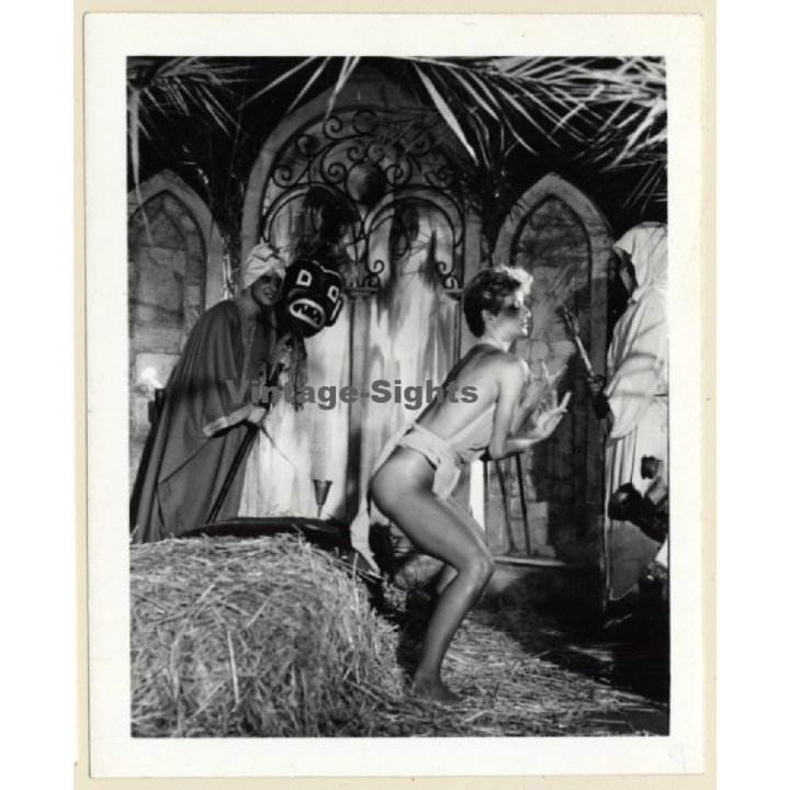 Adult Movie Star Sharon Mitchell in Space Virgins*3 (Vintage Press Photo 1984)