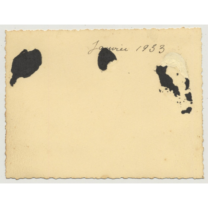 Colonial Master & Renault Type NN Cabrio 2 / Congo (Vintage Photo B/W 1930s)