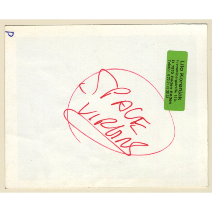 Porn Stars Sharon Mitchell & Paul Thomas in Space Virgins (Vintage Press Photo 1984)