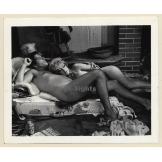 Porn Stars Sharon Mitchell & Herschel Savage in Space Virgins *2 (Vintage Press Photo 1984)