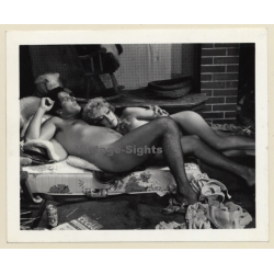 Porn Stars Sharon Mitchell & Herschel Savage in Space Virgins *2 (Vintage Press Photo 1984)