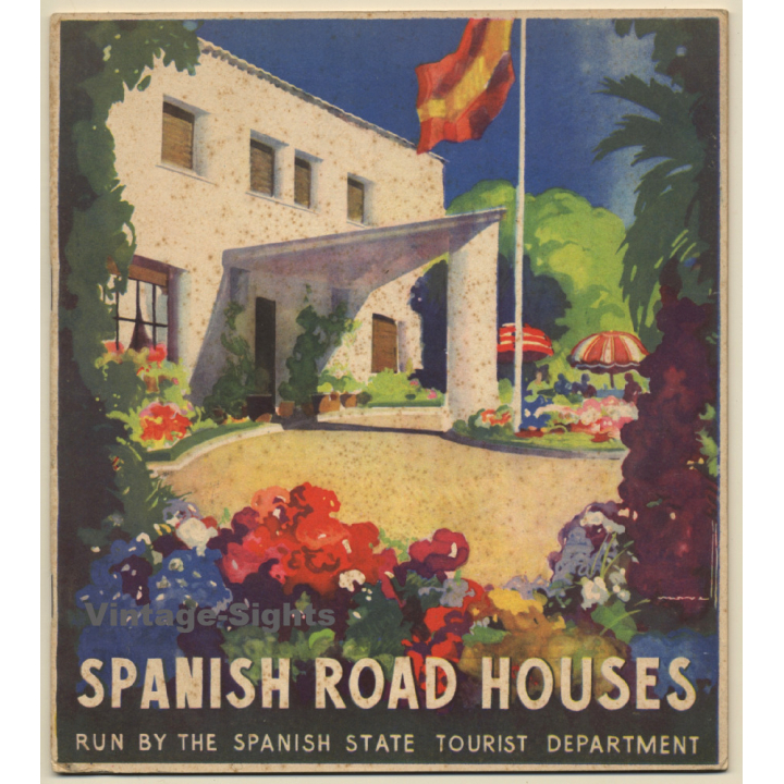 Spanish Road Houses - Spanish State Tourist Department (Vintage Booklet 1920)