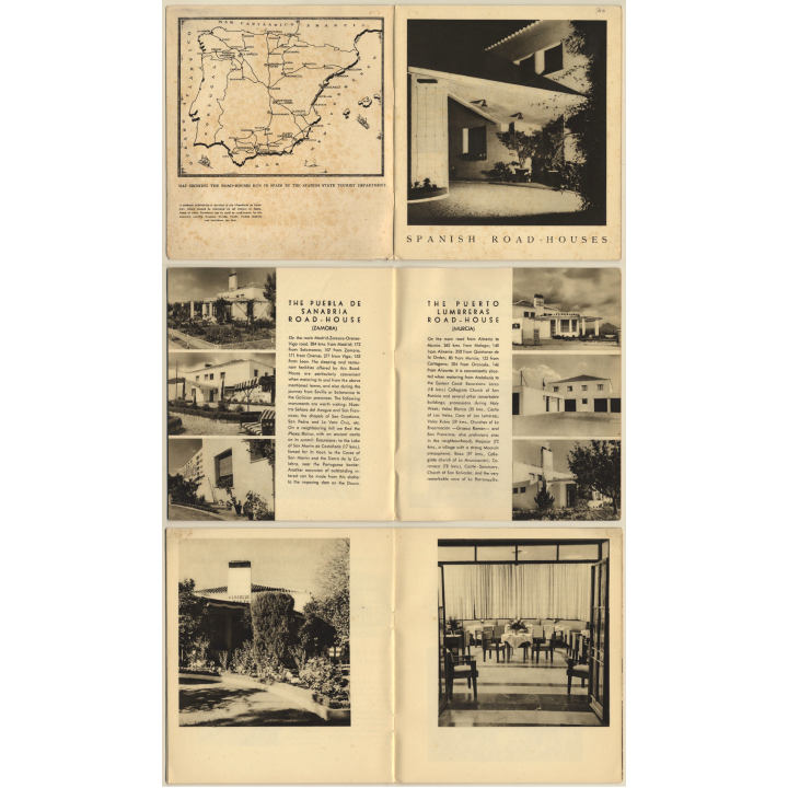 Spanish Road Houses - Spanish State Tourist Department (Vintage Booklet 1920)