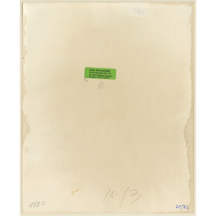 Artistic Erotic Couple Study *11: Embracing & Kissing On Couch (Vintage Photo KORENJAK 1960s/1970s)