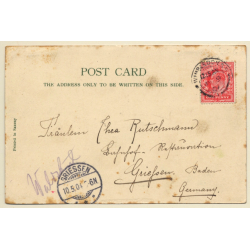 UK: Tower of London - River Thames (Vintage PC  1904)