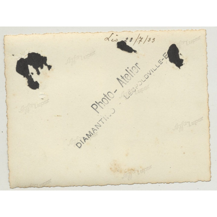 Party In Léopoldville - Upper Society / Congo (Vintage Photo B/W 1933)