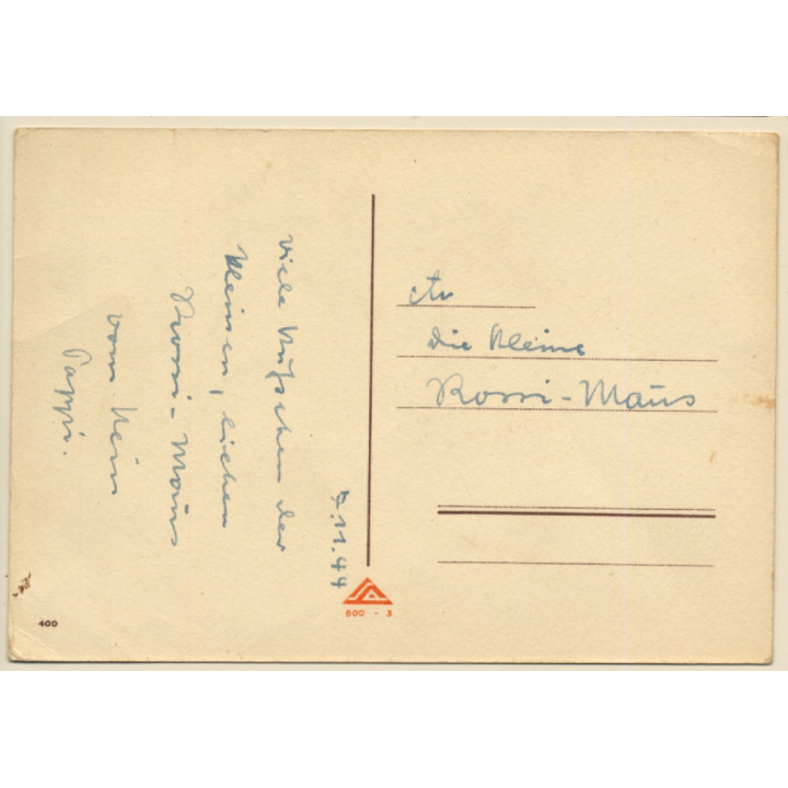 Salac: Funny Comic Style Bear *3 / Sleepy - Dreamy (Vintage PC ~1940s)