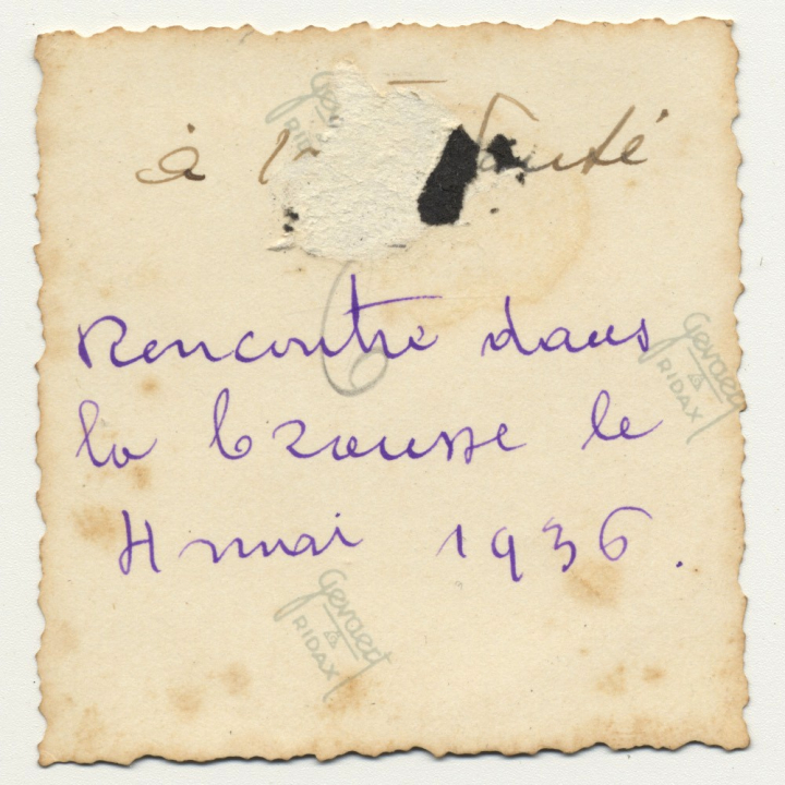 Rencontre Dans La Brousse - Meeting In Th Bush 3 / Congo (Vintage Photo B/W 1936)