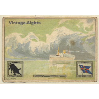 L.Noroy: Compagnie Belge Maritime Du Congo: Avril (Vintage PC ~1910s)