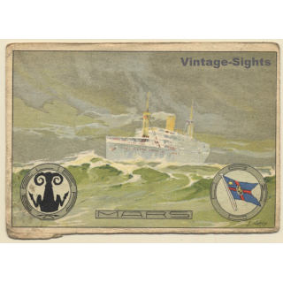 L.Noroy: Compagnie Belge Maritime Du Congo: Mars (Vintage PC ~1910s)
