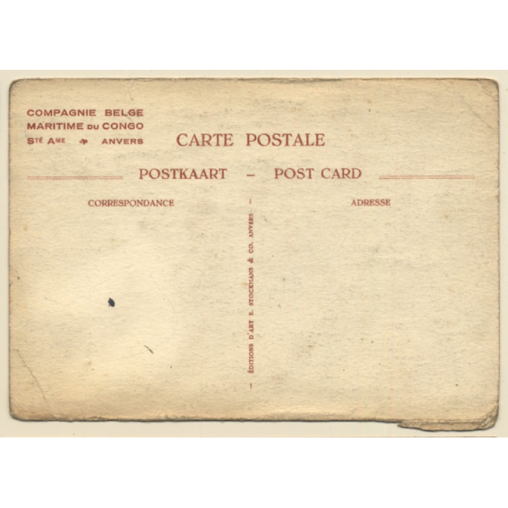 L.Noroy: Compagnie Belge Maritime Du Congo: Mars (Vintage PC ~1910s)