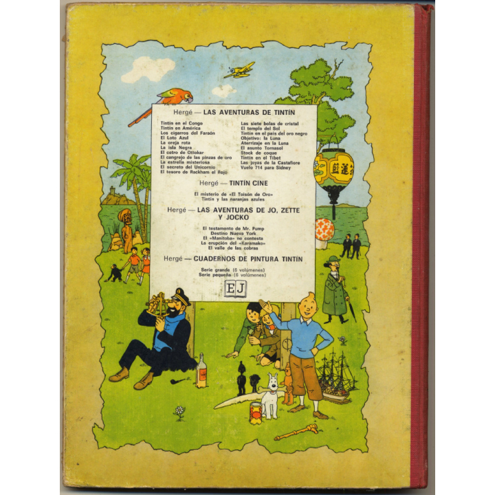 Hergé: Tintin - El Secreto Del Unicornio (Vintage Comic 5th Edition 1972)