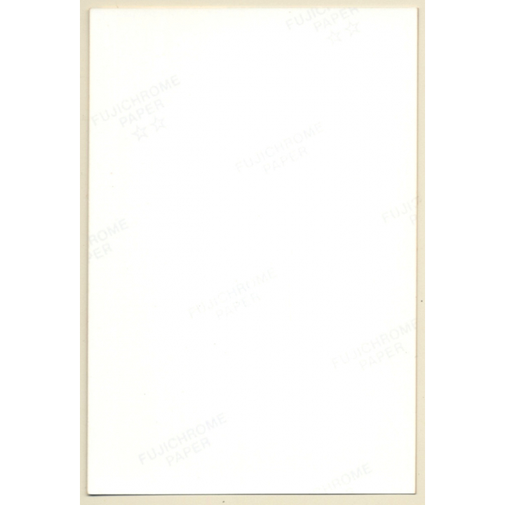 Erotic Study: Shorthaired Semi Nude In White Bodice (Vintage Photo ~1980s)