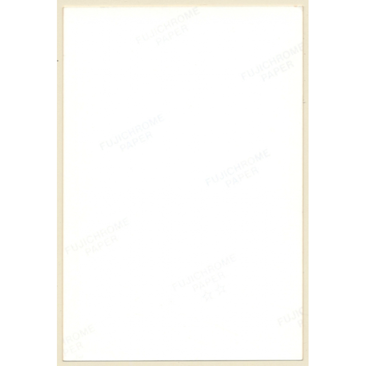 Erotic Study: Semi Nude Female In Transparent Lingerie / Flocati (Vintage Photo ~1980s)