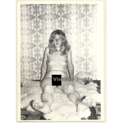 Erotic Study: Natural Androgynous Blonde Nude*1 / Wallpaper (Vintage Photo GDR ~1980s)