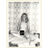Erotic Study: Natural Androgynous Blonde Nude*2 / Boobs (Vintage Photo GDR ~1980s)