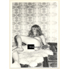 Erotic Study: Natural Androgynous Blonde Nude*5 / Butt (Vintage Photo GDR ~1980s)