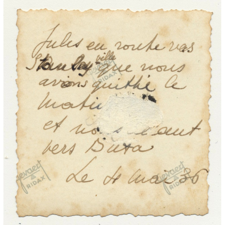 Rencontre Dans La Brousse - Meeting In The Bush 6 / Congo (Vintage Photo B/W 1936)