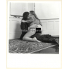 Erotic Study by T.Liori: Semi Dressed Couple Teasing Each Other*3 (Vintage Photo KORENJAK 1960s/1970s)