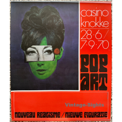 Pierre Gillion: Pop Art - Casino Knokke 28.6.1970 (Rare Vintage Poster)