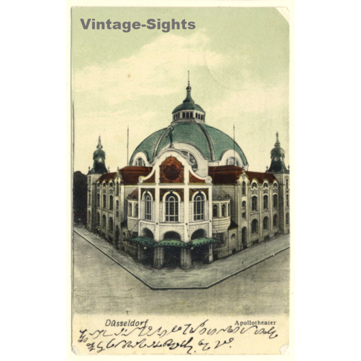 Düsseldorf / Germany: Apollotheater - Total View (Vintage PC 1908)