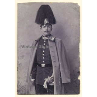 Soldat August Wilhelm Zunkel - 6. Kompagnie Garde Füsilier Regiment Berlin (Vintage Photo ~1900s)