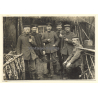 German Soldiers In Front Of Field Camp / August Wilhelm Zunkel (Vintage Photo ~1900s)