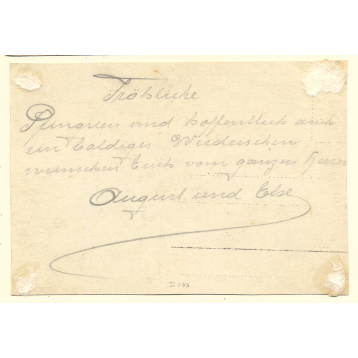 German Soldiers In Front Of Field Camp / August Wilhelm Zunkel (Vintage Photo ~1900s)