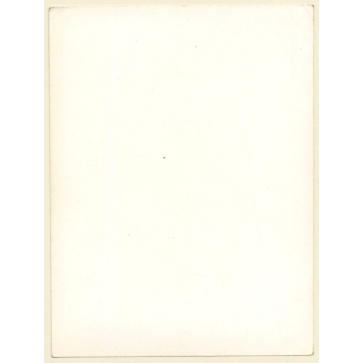 Darkhaired Maid In Chains / Ball Gag - Belt - BDSM (Vintage Photo  ~1950s/1960s)