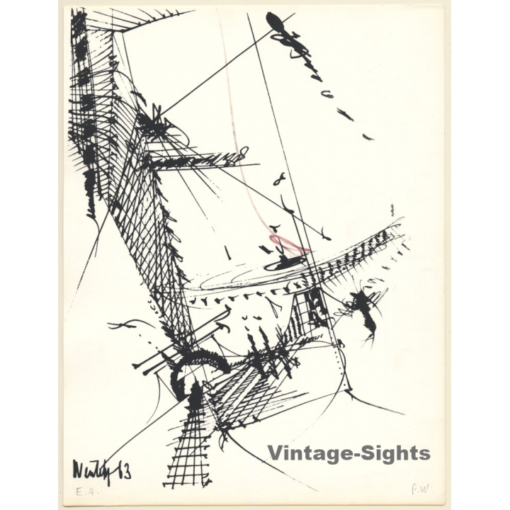 Exposition Galerie de la Madeleine: Philipp Weichberger (Signed Lithography 1963)