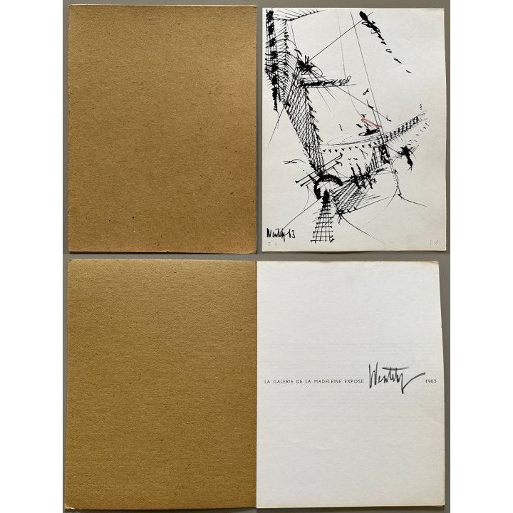 Exposition Galerie de la Madeleine: Philipp Weichberger (Signed Lithography 1963)