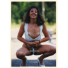 Erotic Study: Slim Darkhaired Semi Nude Outdoors*1 / In The Squats (Vintage Photo ~1990s)