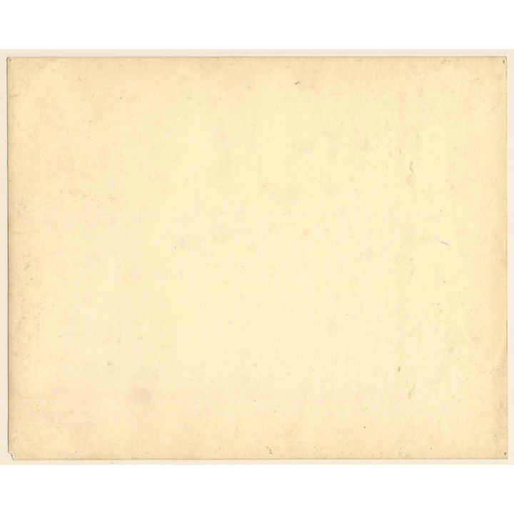 Smoking Elder Man With Moustache Reading A Book (Large Vintage Photo ~1910s/1920s)