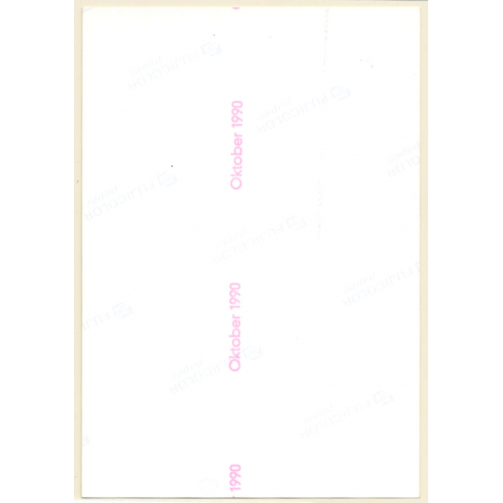 Erotic Study: Pretty Semi Nude Curlyhead On Bed*2 / Smile (Vintage Photo ~1990s)