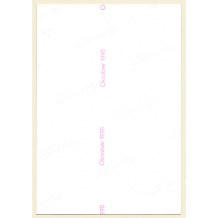 Erotic Study: Pretty Semi Nude Curlyhead On Bed*5 / Boobs (Vintage Photo ~1990s)