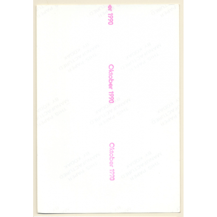 Erotic Study: Pretty Semi Nude Curlyhead In White Panties*1 (Vintage Photo ~1990s)