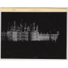 41250 Chambord: Castle Of Chambord At Night / Oldtimers  (Vintage Photo B/W 1962)