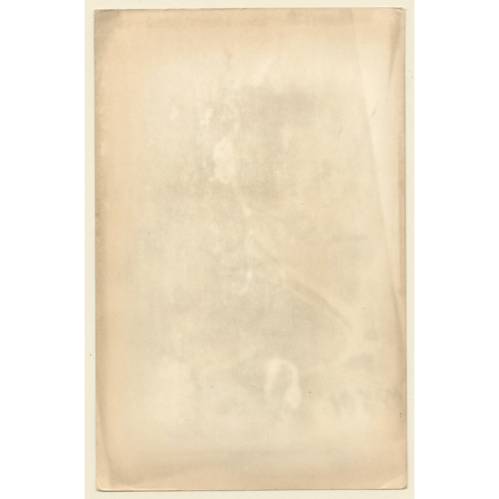 Racy  Darkhaired Maid In Rope Bondage / Gag - BDSM (2nd Gen Photo ~1950s/1960s)