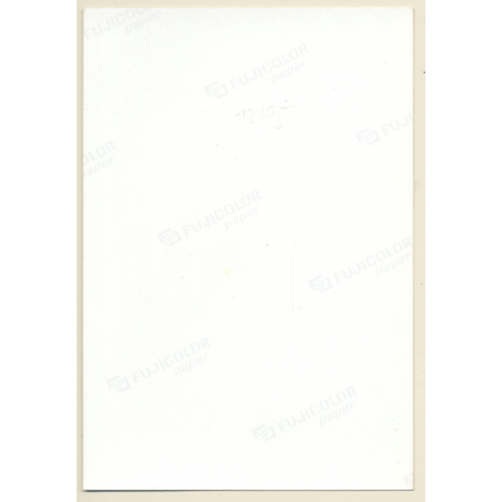 Erotic Study: Rear View Of Semi Nude In Red Dress / Butt (Vintage Photo ~1990s)