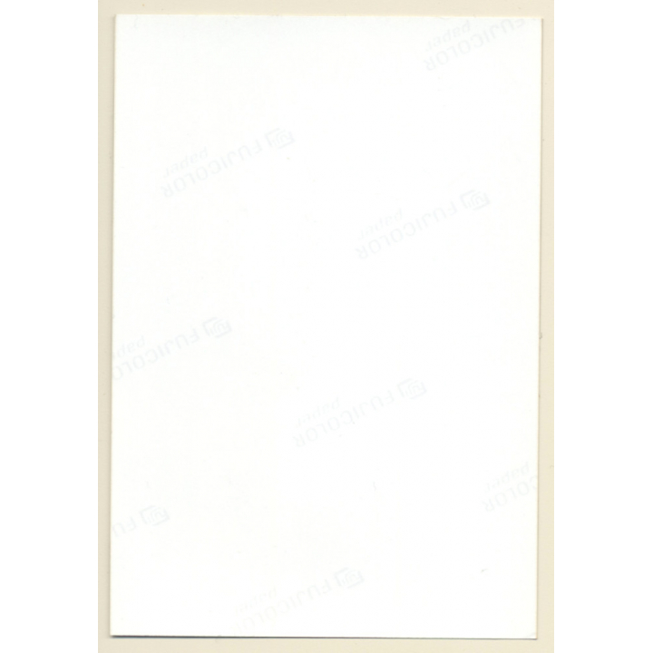 Erotic Study: Semi Nude Brunette On Bed / White Panties (Vintage Photo ~1990s)