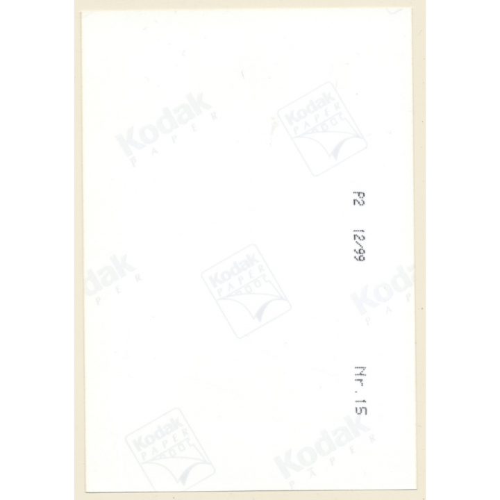 Erotic Study: Lascivious Blonde Semi Nude*1 / Red Lingerie (Vintage Photo ~1990s)