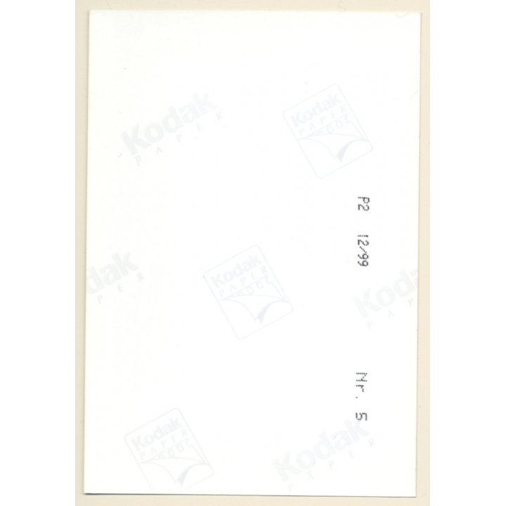 Erotic Study: Lascivious Blonde Semi Nude*2 / Red Lingerie (Vintage Photo ~1990s)