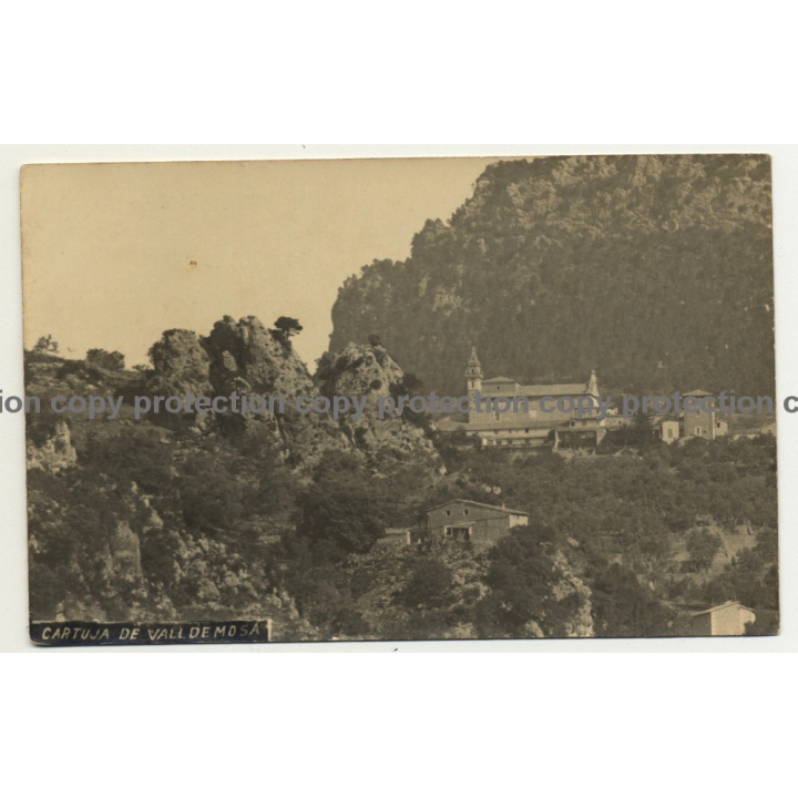 Mallorca - Baleares / Spain: Cartuja de Valldemosa (Vintage RPPC)