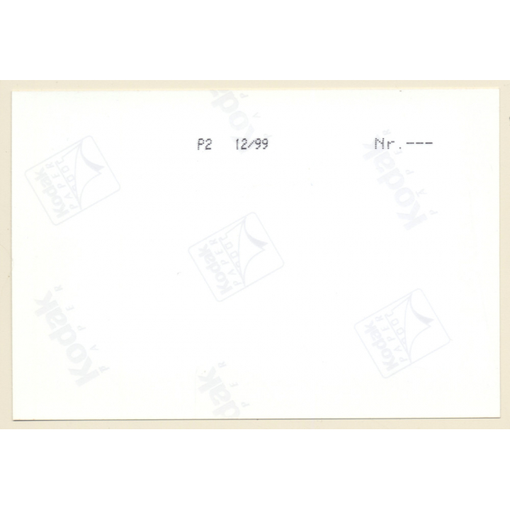 Erotic Study: Lascivious Blonde Semi Nude*7 / Apron - Boobs (Vintage Photo ~1990s)